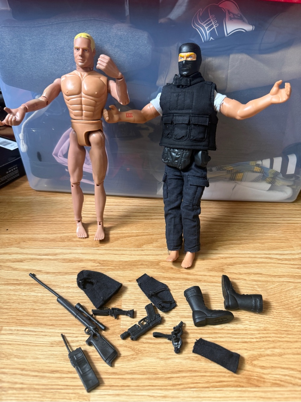 1996 12” G.I. Joe Action Figures Duke, Snake eyes